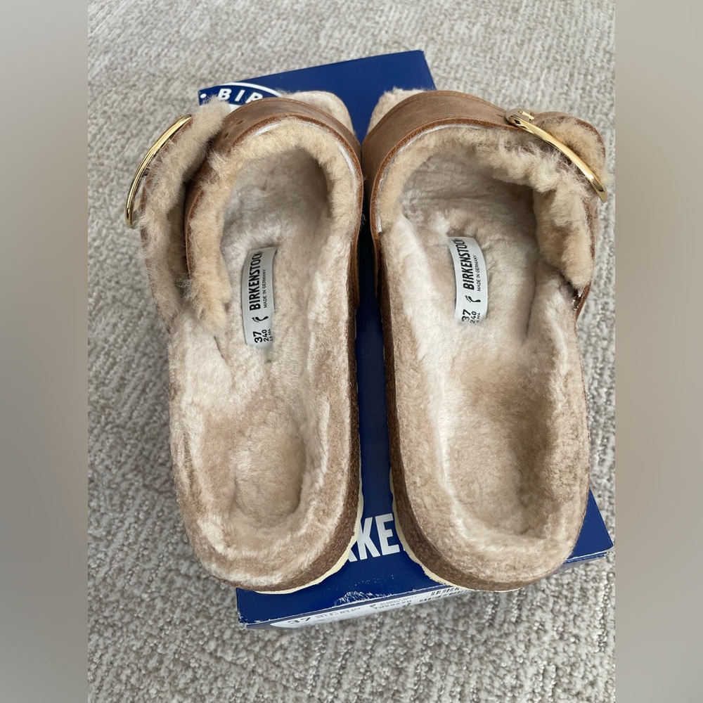 NIB!! Birkenstock Madrid with Shearling! - Picture 3 of 6